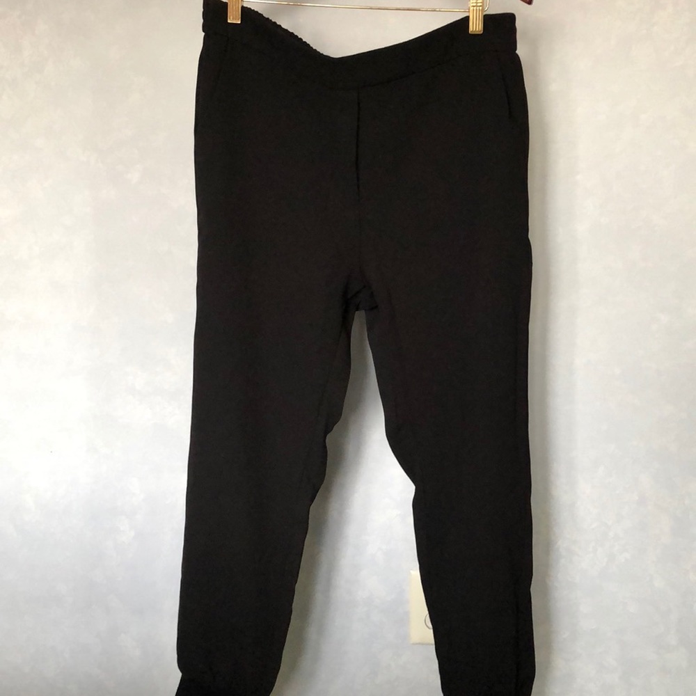 mango black joggers